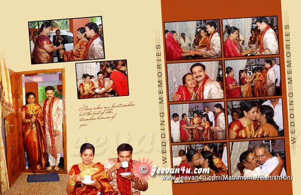 Sanish Rini Marriage Photos Kerala 